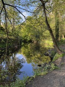 Water of Leith Walkway in Dean Village.