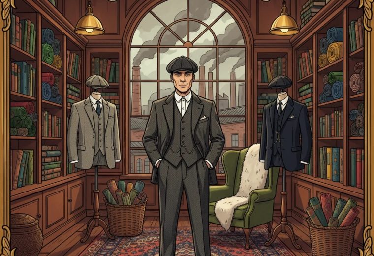 Digital illustration of a gentleman from the 1920s. The central figure immediately evokes the "dapper gentleman poet" archetype.