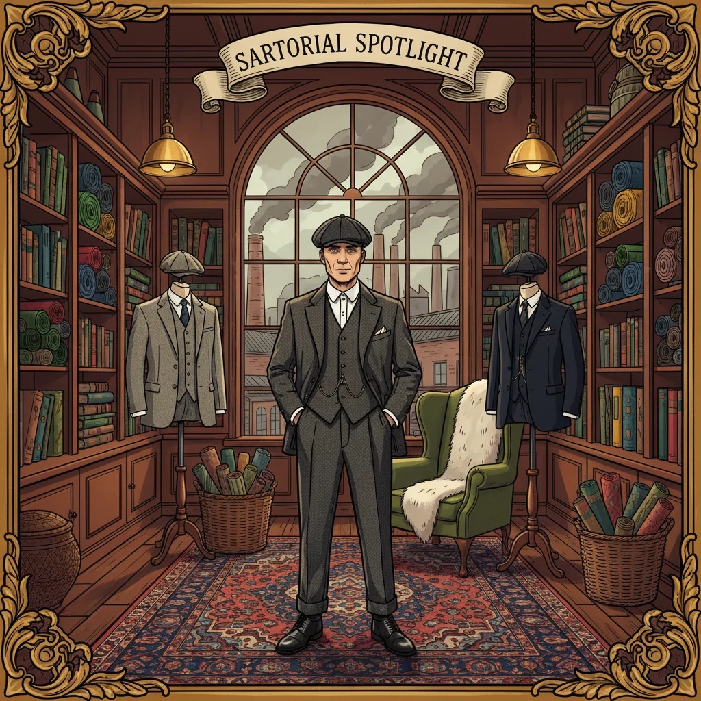 Digital illustration of a gentleman from the 1920s. The central figure immediately evokes the "dapper gentleman poet" archetype.